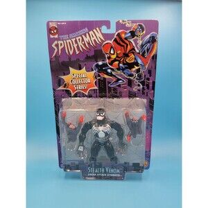 1996 Toy Biz THE AMAZING SPIDER-MAN STEALTH VENOM SNEAK ATTACK SYMBIOTE